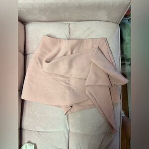 Zara Blush Skort with Bow detail